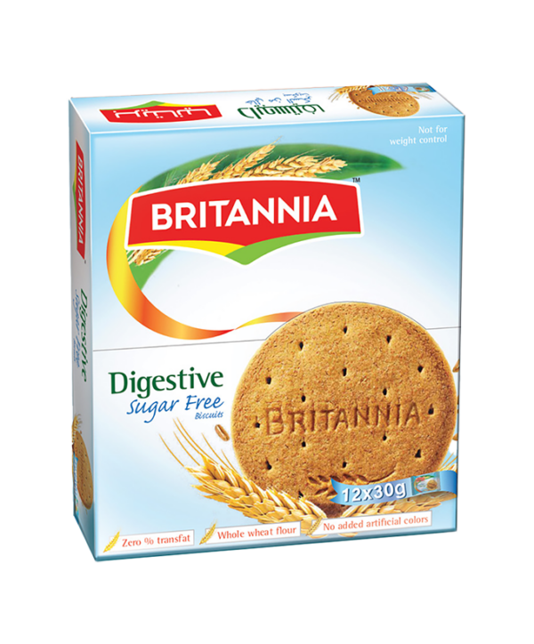 Britannia Digestive Sugar Free 29G x 12 x 6 in Carton