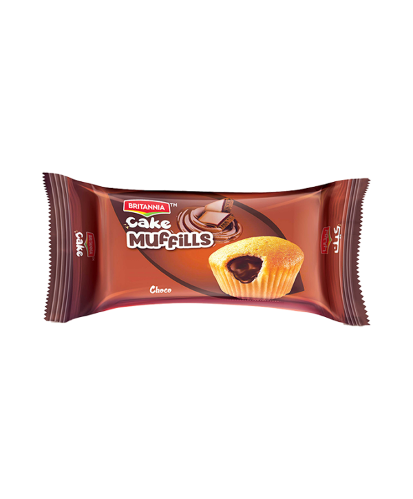 Britannia Muffills Twin Cup Cake Chocolate 60G x 12 x 6 in Carton