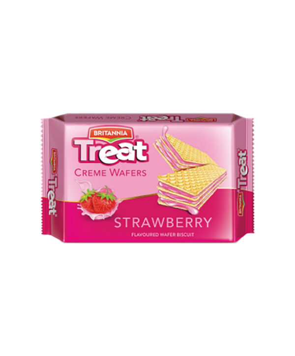 Britannia Treat Wafer Strawberry 36G x 24 x 6 in Carton